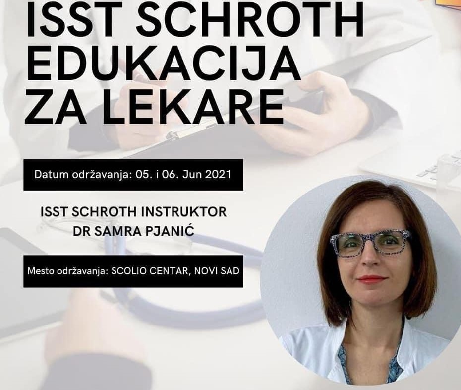Mr sci. dr Samra Pjanić, prvi ISST Schroth instruktor za ljekare